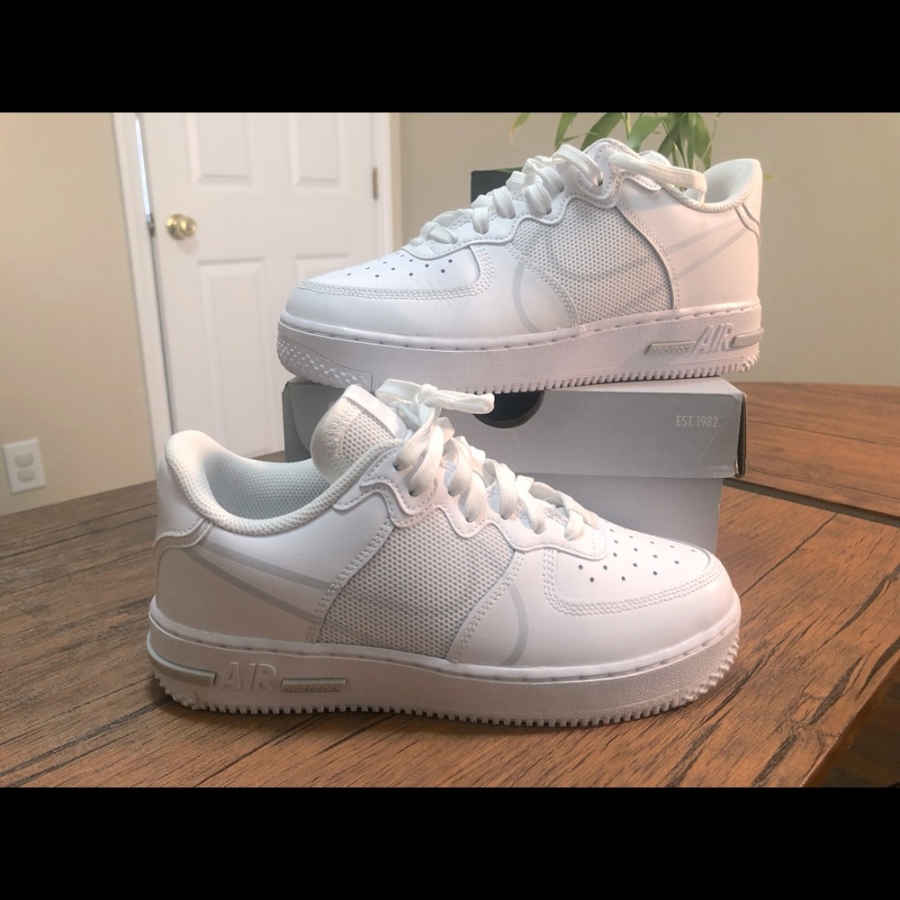 White and Gray AF 1’s